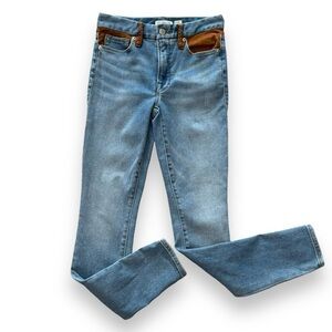 NWOT Good American Legs Suede Mixing Skinny Jeans - 00/24